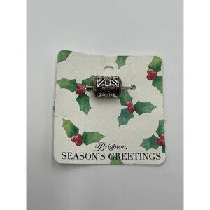 Brighton Mumtaz Love Bead Silver Crystal Season’s Greetings